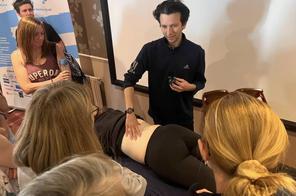 Level 3 Sports Massage course practical training